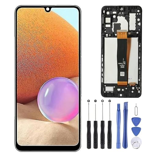 ZOETEC Bildschirm Ersatz für Samsung Galaxy A32 5G SM-A326B/DS LCD-Display Touchscreen Digitalisierer Montage mit Rahmen, Reparatur-Tool-Kits ZOETEC Bildschirm Ersatz für Samsung Galaxy A32 5G SM-A326B/DS LCD-Display Touchscreen Digitalisierer Montage mit Rahmen, Reparatur-Tool-Kits von ZOETEC