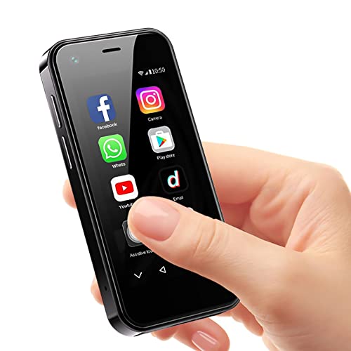ZOKOE Mini Handy,Kinder Smartphone, 3G Android 9.0 Dual SIM Quad Core 2GB RAM 16GB ROM 5.0MP,Handy ohne vertrag(Schwarz) von ZOKOE
