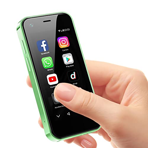 ZOKOE Mini Smartphone Kinder Handy 2,5 Zoll Bildschirm Android 9.0 Quad Core 2GB RAM 16GB ROM 5.0MP Kein Vertrag Handy (Grün) von ZOKOE