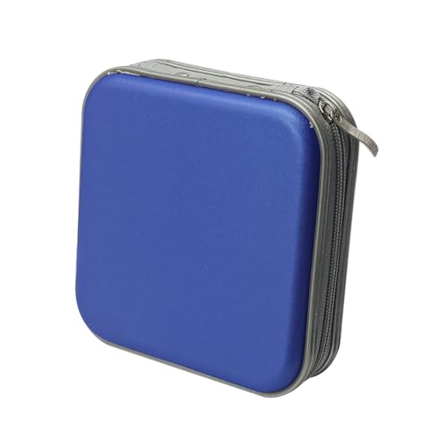 Zonadah 40 Kapazität CD DVD -Hülle Wallet Hartabdeckung Carry Hülle Tragbare Brieftasche Hülle Halter DJ -Disc -Speicherorganisator Beutel Binder für Auto Büro Home Blau Zonadah 40 Kapazität CD DVD -Hülle Wallet Hartabdeckung Carry Hülle Tragbare Brieftasche Hülle Halter DJ -Disc -Speicherorganisator Beutel Binder für Auto Büro Home Blau von ZONADAH