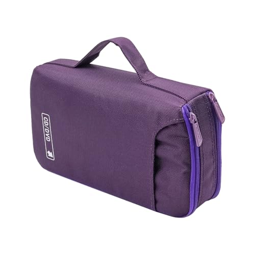 Zonadah Aufbewahrungskoffer 96 Disc -CD -Hülle Halter Speicher Organizer DVD Binder DVD Tragbare Leinwand Wallet Hülle Hülle große Kapazitäts Reise VCD Speicherschutzbeutel Lila Lila Zonadah Aufbewahrungskoffer 96 Disc -CD -Hülle Halter Speicher Organizer DVD Binder DVD Tragbare Leinwand Wallet Hülle Hülle große Kapazitäts Reise VCD Speicherschutzbeutel Lila Lila von ZONADAH