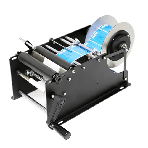 ZONESUN Manuelle runde Flaschen-Etikettiermaschine, Aufkleber, Etiketten-Applikator von ZONESUN