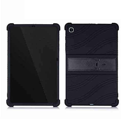 ZONLIN Generisch Hülle für Samsung Tab S6Lite / P610 / P615 10,4-Zoll Tablet, rutschfeste Stoßfeste Silikon Schutzhülle mit Standfunktion, Schwarz von ZONLIN