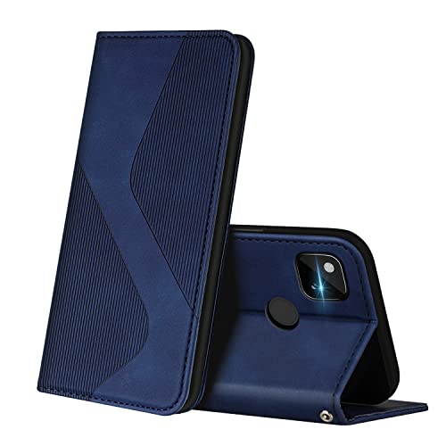 ZONNAVI Hülle für Google Pixel 4A 4G, PU Leder Handyhülle mit Kartenfächer und Standfunktion, Lederhülle Flip Wallet Case Schutzhülle für Google Pixel 4A 4G (Blau) von ZONNAVI