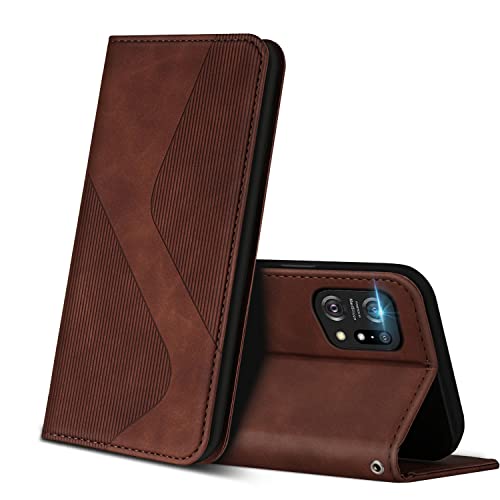 ZONNAVI Hülle für Oppo Find X5 5G, PU Leder Handyhülle mit Kartenfächer und Standfunktion, Lederhülle Flip Wallet Case Schutzhülle für Oppo Find X5 5G (Braun) von ZONNAVI