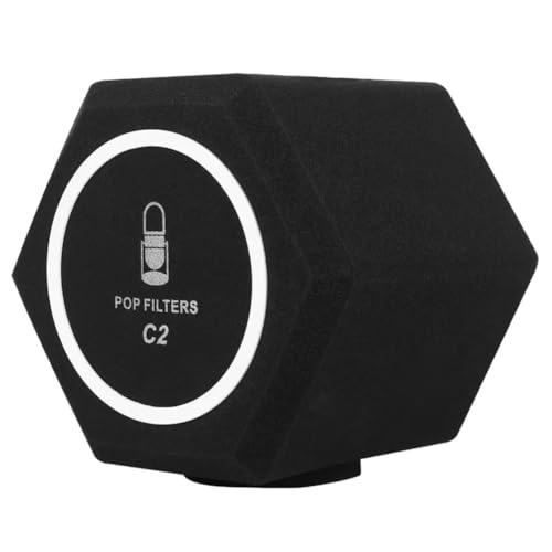 ZONTTR C2 Mikrofon -Filter Windschutz Akustik für Aufnahmestudios Mikrofon Schallabsorbierender Schaumstoff Stimmisolationsball von ZONTTR