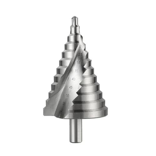 Bohrer-Set, 1 x Stufenbohrer 6-60 mm mit Spiralbohrung für Metall, Holz und Kunststoff. Bohrer-Set, 1 x Stufenbohrer 6-60 mm mit Spiralbohrung für Metall, Holz und Kunststoff. von ZOOPH