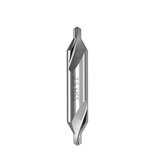 Bohrersatz, 1 Stück Zentrierbohrer 60° Metallbohrer Elektrowerkzeug Lochschneider 1,0/1,5/2,0/2,5/3,0/3,5/4,0/5,0mm(2.5mm) von ZOOPH
