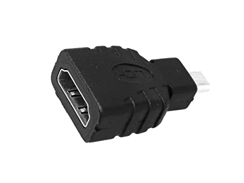 HDMI-Adapter, HDMI-Konverter, weiblich auf Micro-HDMI-Stecker/Mini-HDMI-Stecker (HDMI Buchse auf Micro-HDMI Male) von ZOREI
