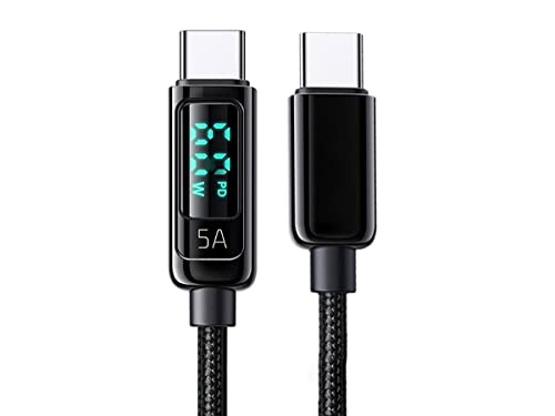 ZOREI USB C USB C Kabel, mit Anzeige der Ladeanzeige, Schnellladung bis zu 20 V 3 A 60 W, PD QC3.0 von ZOREI