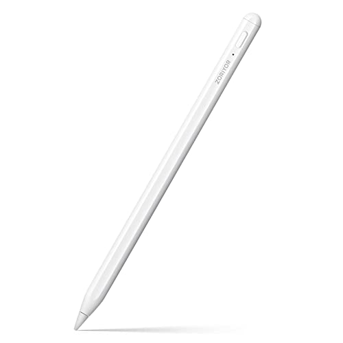 Stylus Pencil für Apple iPad (2018-2022) mit Palm Rejection, Neigefunktion von ZORIYOR