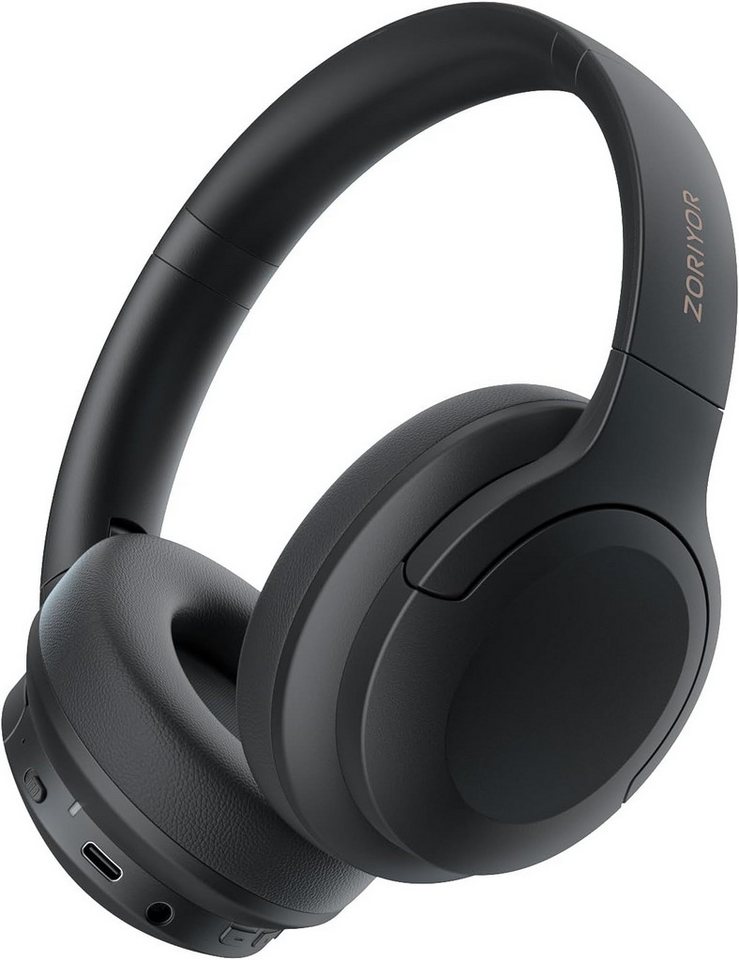 ZORIYOR HiFi-Sound 70-Stunden Akkulaufzeit,ENC Anrufgeräuschunterdrückung IPX4 Headset (Bluetooth 5.3 ermöglicht eine stabile, latenzfreie Verbindung mit einer Reichweite von 10 Metern und sorgt für eine schnelle, automatische Wiederverbindung., Bluetooth, Mit einer 40mm großen Membran und HiFi-Klang tauchen Sie tiefen Bass) von ZORIYOR