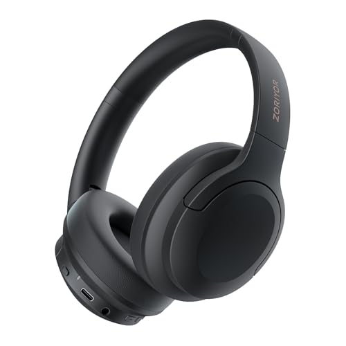 ZORIYOR Z1 PRO ANC Kabellose Kopfhörer HiFi-Sound, Bluetooth 5.3 Headsets 70-Stunden Akkulaufzeit, ENC Anrufgeräuschunterdrückung IPX4 Ergonomisches Design Kopfhörer Schwarz ZORIYOR Z1 PRO ANC Kabellose Kopfhörer HiFi-Sound, Bluetooth 5.3 Headsets 70-Stunden Akkulaufzeit, ENC Anrufgeräuschunterdrückung IPX4 Ergonomisches Design Kopfhörer Schwarz von ZORIYOR
