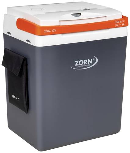 ZORN Z 32 LNE Kühlbox & Heizbox EEK: E (A - G) Thermoelektrisch 12 V, 230 V/AC Weiß/Schwarz, Orang von ZORN