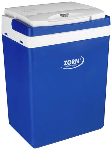 ZORN Z32 12/230V Kühlbox EEK: E (A - G) Thermoelektrisch 230 V, 12V Blau-Weiß 30l bis 18°C unter von ZORN