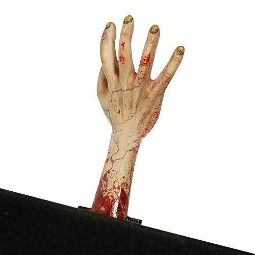 Gruseliges Hand-Lesezeichen - Kreatives Horror-Hand-Lesezeichen - 3D-Harz-Spook-Lesezeichen, kreative gruselige Zombie-Hand, Schreibwarengeschenke für Buchliebhaber, Halloween-Dekoration Zorq von ZORQ