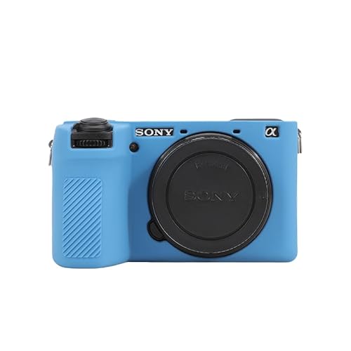 Kameratasche für Sony Alpha A6700, Silikon-Gummi, Kameragehäuse, Schutzhülle für Sony Alpha A6700, Blau von ZORSOME