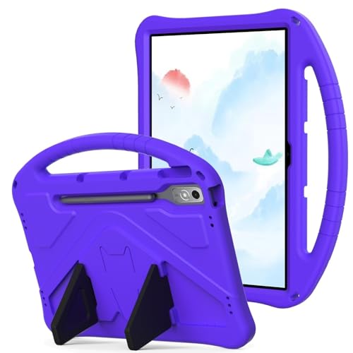 Kompatibel mit NEC Lavie Tab T12-T1295 DAS 12,6 Zoll (2022) 12,1 Zoll Tablet-Hülle für Kinder – strapazierfähiges, leichtes EVA, stoßfest, mit Griff, Ständer für Lavie Tab T12-T1295 DAS 12,6 Zoll (32 von ZORSOME