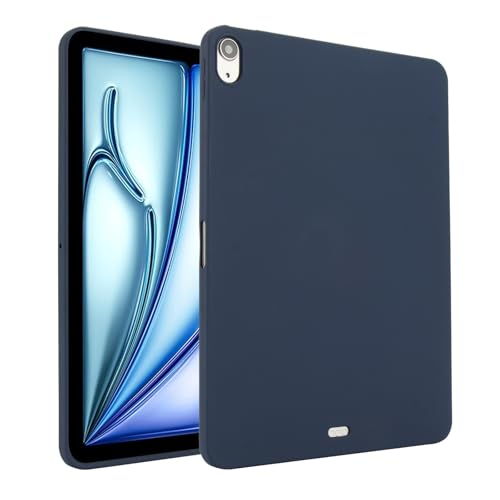 Kompatibel mit Xiaomi Mi Pad 7/Pad 7 Pro 28,4 cm (11 Zoll) 2024 Tablet-Hülle, schlanke, weiche TPU-Rückseite, stoßfest, kratzfest, Silikon-Schutzhülle, Blau von ZORSOME