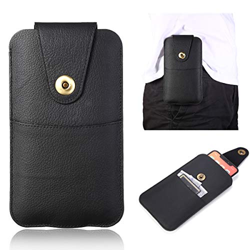 Premium Vertikales Echtleder Holster Handyhülle mit Gürtelschlaufe für Smartphone, für iPhone 11 Pro Max, 8 Plus, 7 Plus, 6S Plus, für Samsung Galaxy S9+, S10+, S20, S20 5G, S7 Edge, J7 Prime, A51 Premium Vertikales Echtleder Holster Handyhülle mit Gürtelschlaufe für Smartphone, für iPhone 11 Pro Max, 8 Plus, 7 Plus, 6S Plus, für Samsung Galaxy S9+, S10+, S20, S20 5G, S7 Edge, J7 Prime, A51 von ZORSOME
