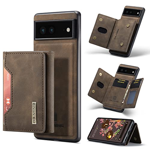 Schutzhülle für Google Pixel 7, 2-in-1, abnehmbare Lederhülle für Google Pixel 7, magnetische Brieftaschen-Schutzhülle mit Ständer + Kartenhalter, Kaffee Schutzhülle für Google Pixel 7, 2-in-1, abnehmbare Lederhülle für Google Pixel 7, magnetische Brieftaschen-Schutzhülle mit Ständer + Kartenhalter, Kaffee von ZORSOME