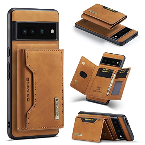ZORSOME 2 in 1 Abnehmbare Leder Wallet Case für Google Pixel 7 Pro Hülle Magnet Wallet Schutzhülle mit Ständer + Kartenfach Braun ZORSOME 2 in 1 Abnehmbare Leder Wallet Case für Google Pixel 7 Pro Hülle Magnet Wallet Schutzhülle mit Ständer + Kartenfach Braun von ZORSOME