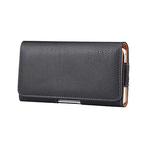 Schutzhülle für Huawei Mate 20X, Honor8X Max Holster, Leder Gürteltasche mit Clip Handy Tasche Halter für Sony Xperia 10 Plus, Xperia 1 von ZORSOME