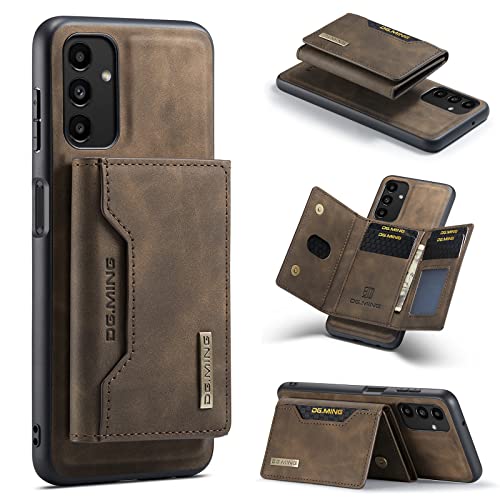 Schutzhülle für Samsung Galaxy A13 4G, 2-in-1, abnehmbare Lederhülle für Samsung Galaxy A13 4G, magnetische Brieftaschen-Schutzhülle mit Ständer + Kartenhalter, Kaffee Schutzhülle für Samsung Galaxy A13 4G, 2-in-1, abnehmbare Lederhülle für Samsung Galaxy A13 4G, magnetische Brieftaschen-Schutzhülle mit Ständer + Kartenhalter, Kaffee von ZORSOME