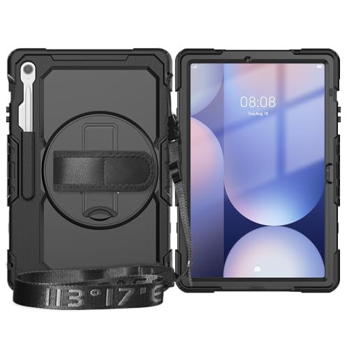 Strapazierfähige, stoßfeste Schutzhülle, kompatibel mit Galaxy S10 FE Plus 13,3 Zoll 2025, Kinderhülle, robuste, sturzsichere Schutzhülle, mit Displayschutzfolie, drehbarem Ständer, Griff und Gurt Strapazierfähige, stoßfeste Schutzhülle, kompatibel mit Galaxy S10 FE Plus 13,3 Zoll 2025, Kinderhülle, robuste, sturzsichere Schutzhülle, mit Displayschutzfolie, drehbarem Ständer, Griff und Gurt von ZORSOME
