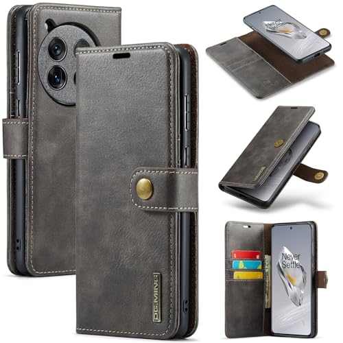 ZORSOME DG.MING Schutzhülle für OnePlus 12, echtes Leder, abnehmbare 2-in-1-Spaltleder-Brieftaschen-Handyhülle, magnetische Schutzhülle, Grau ZORSOME DG.MING Schutzhülle für OnePlus 12, echtes Leder, abnehmbare 2-in-1-Spaltleder-Brieftaschen-Handyhülle, magnetische Schutzhülle, Grau von ZORSOME