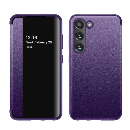 ZORSOME Schutzhülle für Samsung Galaxy S20 Plus, Smart Clear View, ultradünn, Leder, Flip Schutzhülle für Samsung Galaxy S20 Plus, Violett ZORSOME Schutzhülle für Samsung Galaxy S20 Plus, Smart Clear View, ultradünn, Leder, Flip Schutzhülle für Samsung Galaxy S20 Plus, Violett von ZORSOME