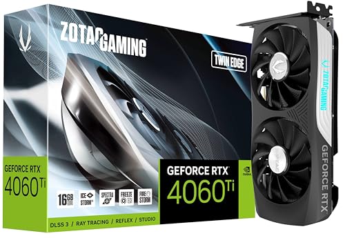 Zotac Gaming GEFORCE RTX 4060 Ti 16GB Twin Edge GDDR6, 128bit, 2535/18000, HDCP, Three DP, HDMI, Medium Pack Zotac Gaming GEFORCE RTX 4060 Ti 16GB Twin Edge GDDR6, 128bit, 2535/18000, HDCP, Three DP, HDMI, Medium Pack von ZOTAC