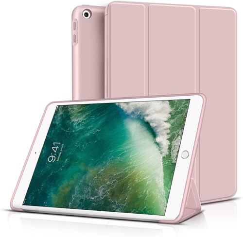 ZOYU Hülle für iPad 10.2, Hülle für iPad 9 Generation 2021/iPad 8 Generation 2020/iPad 7 Generation Hülle 2019, Automatischer Schlaf/Aufwachen, Slim Smart Folio Case für iPad 10.2 Zoll, Rosa von ZOYU