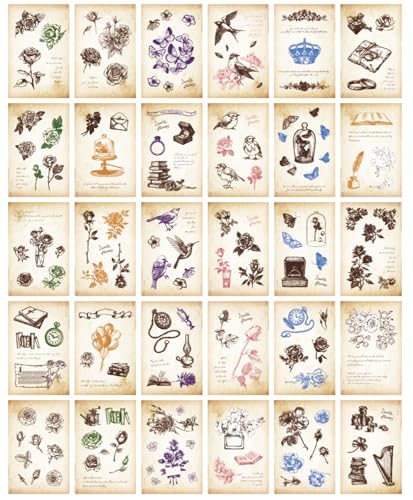 ZPPLD Postkarten,Postkarten Vintage,Postkarten Set Vintage,Postkarten Vintage,Postkarten Retro,Vintage Landschaftsmalere (2) von ZPPLD