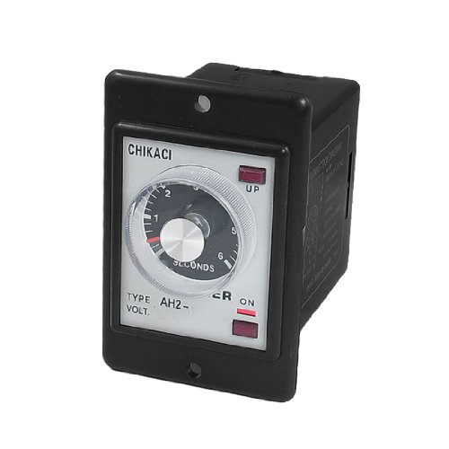 AH2-Y AC Control electrical 220V 8 Pins DPDT 0-6 Seconds 6S Power on Delay Timer Time Relay von ZQYGSNWQ