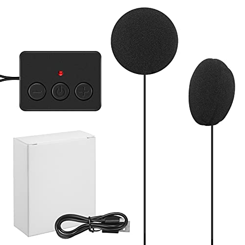 ZRUHIG Bluetooth-Modul&Lautsprecher für Schlaf-Kopfhörer, Bluetooth-Ersatzmodul für Schlaf-Kopfhörer Bluetooth-Stirnband, Bluetooth 5.0 Bedienfeld, Bluetooth-Kissenlautsprecher mit Mikrofon von ZRUHIG