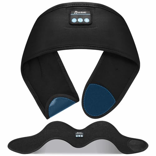 ZRUHIG Verstellbare Kopfband-Kopfhörer, Schlafkopfhörer mit ultradünnen Lautsprechern, kabelloses Kopfband für Seitenschläfer, Yoga, Laufen, Workout, Reisen ZRUHIG Verstellbare Kopfband-Kopfhörer, Schlafkopfhörer mit ultradünnen Lautsprechern, kabelloses Kopfband für Seitenschläfer, Yoga, Laufen, Workout, Reisen von ZRUHIG