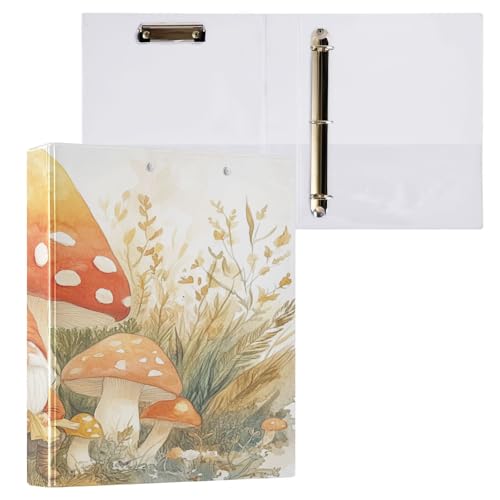 ZRWLUCKY Gnome and Red Mushrooms 3.8 cm Notebook Binder 3 Ringed Binder with Clipboard Pack of 1/2 Aesthetic Binder 200 Sheets ZRWLUCKY Gnome and Red Mushrooms 3.8 cm Notebook Binder 3 Ringed Binder with Clipboard Pack of 1/2 Aesthetic Binder 200 Sheets von ZRWLUCKY