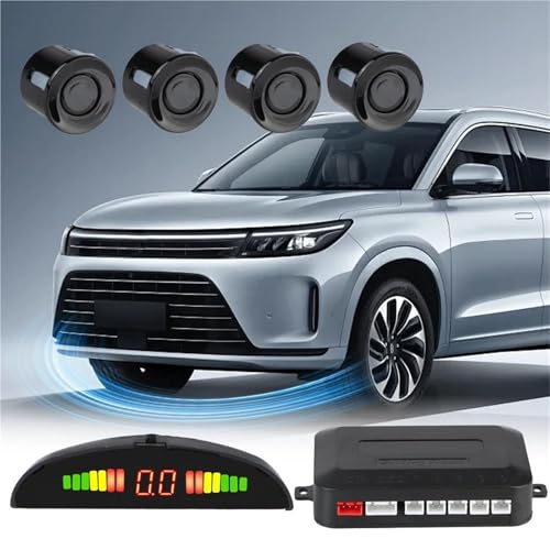 RüCkwäRtsparkhilfe Auto-Parksensor-Kit 2,5 M Abstandsmonitor Rückfahrradar Auto-Abstandserkennung 4 Sensoren Auto Parken Sensor RüCkwäRtsparkhilfe Auto-Parksensor-Kit 2,5 M Abstandsmonitor Rückfahrradar Auto-Abstandserkennung 4 Sensoren Auto Parken Sensor von ZSQGHGH