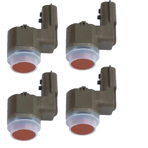 RüCkwäRtsparkhilfe PDC Parkplatz Sensor Für Infiniti Für QX50 Für Nissan Für Rogue Für Murano Für Frontier 28438-7FL0C 284387FL0C Auto Parken Sensor(4PCS Orange) von ZSQGHGH