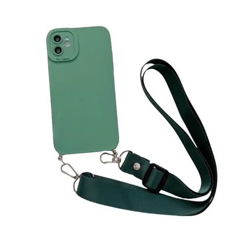 ZSUFCBF Crossbody-Halskette mit Lanyard-Kette, Handyhülle für iPhone 15 14 13 11 12 Pro Max XS X 7 8 Plus XR, Silikon-TPU-Hülle, D grün, für iPhone 14Pro ZSUFCBF Crossbody-Halskette mit Lanyard-Kette, Handyhülle für iPhone 15 14 13 11 12 Pro Max XS X 7 8 Plus XR, Silikon-TPU-Hülle, D grün, für iPhone 14Pro von ZSUFCBF