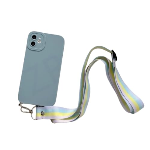 ZSUFCBF Crossbody-Halskette mit Lanyard-Kette, Handyhülle für iPhone 15 14 13 11 12 Pro Max XS X 7 8 Plus XR, Silikon-TPU-Hülle, grau, für iPhone 14ProMax ZSUFCBF Crossbody-Halskette mit Lanyard-Kette, Handyhülle für iPhone 15 14 13 11 12 Pro Max XS X 7 8 Plus XR, Silikon-TPU-Hülle, grau, für iPhone 14ProMax von ZSUFCBF