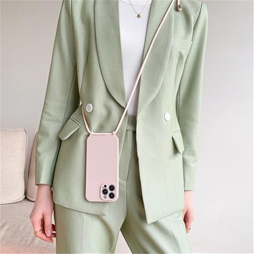 ZSUFCBF Crossbody-Halskette mit Lanyard-Kordel, flüssige Silikonhülle für iPhone 15 13 11 12 14 Pro Max XS XR X 8 7 Plus, Soft Candy Cover, L Pink, für iPhone 14 ProMax ZSUFCBF Crossbody-Halskette mit Lanyard-Kordel, flüssige Silikonhülle für iPhone 15 13 11 12 14 Pro Max XS XR X 8 7 Plus, Soft Candy Cover, L Pink, für iPhone 14 ProMax von ZSUFCBF