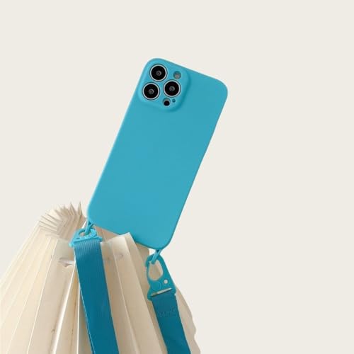 ZSUFCBF Crossbody-Halskettengurt, Lanyard-Kordel, weiche Silikon-Handyhülle für iPhone 13 12 Mini 11 14 15 Pro Max X XR XS Max 7 8 Plus Cover, C Blau, für iPhone 12 Pro ZSUFCBF Crossbody-Halskettengurt, Lanyard-Kordel, weiche Silikon-Handyhülle für iPhone 13 12 Mini 11 14 15 Pro Max X XR XS Max 7 8 Plus Cover, C Blau, für iPhone 12 Pro von ZSUFCBF