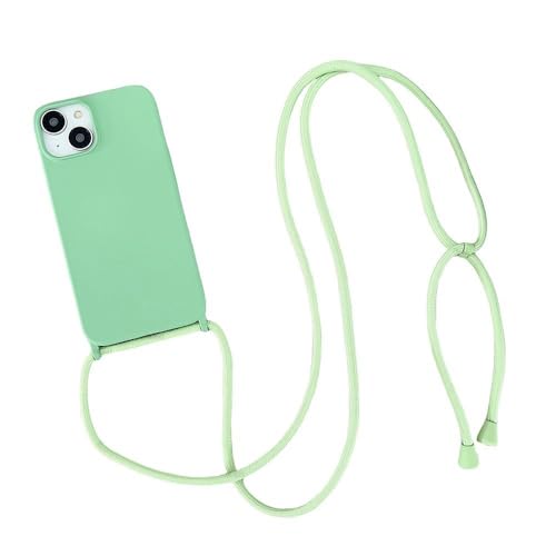ZSUFCBF Crossbody-Lanyard-Cord-Hülle aus flüssigem Silikon für iPhone 16 13 11 12 Mini 14 15 Pro Max X XR 7 8 Plus SE Halskettenband Soft Cover, M grün, für iPhone 12 Pro Max ZSUFCBF Crossbody-Lanyard-Cord-Hülle aus flüssigem Silikon für iPhone 16 13 11 12 Mini 14 15 Pro Max X XR 7 8 Plus SE Halskettenband Soft Cover, M grün, für iPhone 12 Pro Max von ZSUFCBF