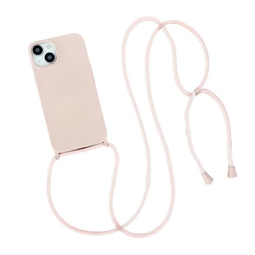 ZSUFCBF Crossbody-Lanyard-Cord-Hülle aus flüssigem Silikon für iPhone 16 13 11 12 Mini 14 15 Pro Max X XR 7 8 Plus SE Halskettenband Soft Cover, Pink, für iPhone 14 Pro ZSUFCBF Crossbody-Lanyard-Cord-Hülle aus flüssigem Silikon für iPhone 16 13 11 12 Mini 14 15 Pro Max X XR 7 8 Plus SE Halskettenband Soft Cover, Pink, für iPhone 14 Pro von ZSUFCBF