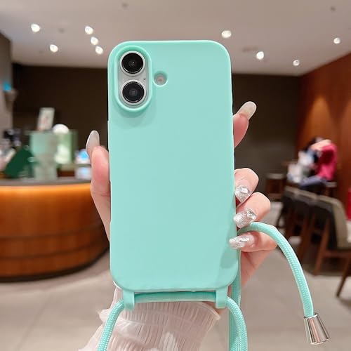 ZSUFCBF Crossbody Lanyard Matte Silikon-Handyhülle für iPhone 16 15 Pro Max 14 13 12 11 Halskettenband Kordel Candy Soft Stoßfeste Hülle, X4, für iPhone 16 Pro ZSUFCBF Crossbody Lanyard Matte Silikon-Handyhülle für iPhone 16 15 Pro Max 14 13 12 11 Halskettenband Kordel Candy Soft Stoßfeste Hülle, X4, für iPhone 16 Pro von ZSUFCBF