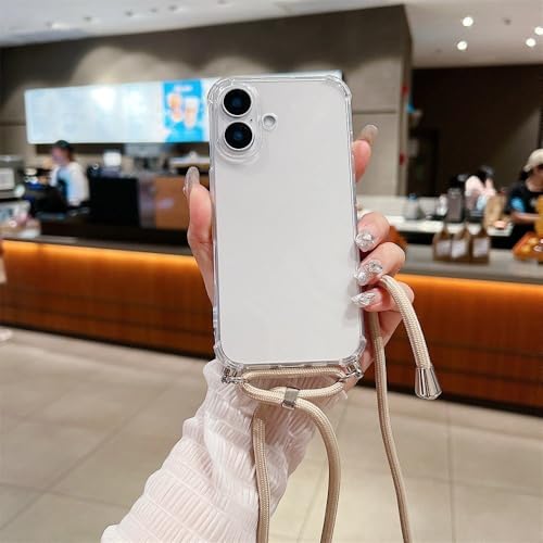 ZSUFCBF Für iPhone 16 15 14 ProMax Crossbody Halskette Kordel Lanyards Transparente Hülle für iPhone 11 12 13 Pro Max XS XR 7 Plus Soft Cover, X4, Für 8 Plus, 7 Plus ZSUFCBF Für iPhone 16 15 14 ProMax Crossbody Halskette Kordel Lanyards Transparente Hülle für iPhone 11 12 13 Pro Max XS XR 7 Plus Soft Cover, X4, Für 8 Plus, 7 Plus von ZSUFCBF