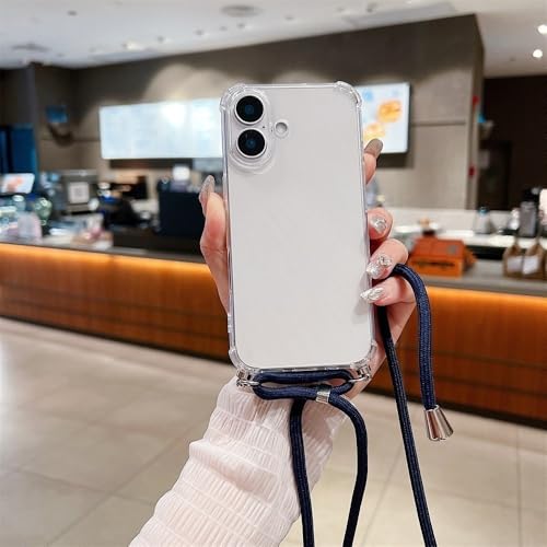 ZSUFCBF Für iPhone 16 15 14 ProMax Crossbody-Halskettenkordel-Lanyards Transparente Hülle für iPhone 11 12 13 Pro Max XS XR 7 Plus Softcover, X5, Für iPhone 11 ProMax ZSUFCBF Für iPhone 16 15 14 ProMax Crossbody-Halskettenkordel-Lanyards Transparente Hülle für iPhone 11 12 13 Pro Max XS XR 7 Plus Softcover, X5, Für iPhone 11 ProMax von ZSUFCBF