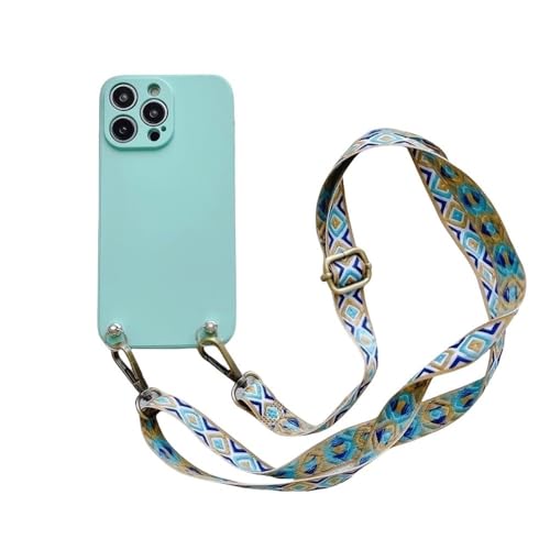 ZSUFCBF Klassische Riemenhülle für iPhone 15 Pro Max 14 13 12 Mini X XS 7 8 Plus 11 16 Pro Crossbody Lanyard Halsband Flüssigsilikonhülle, M grün, für iPhone 11 ProMax ZSUFCBF Klassische Riemenhülle für iPhone 15 Pro Max 14 13 12 Mini X XS 7 8 Plus 11 16 Pro Crossbody Lanyard Halsband Flüssigsilikonhülle, M grün, für iPhone 11 ProMax von ZSUFCBF